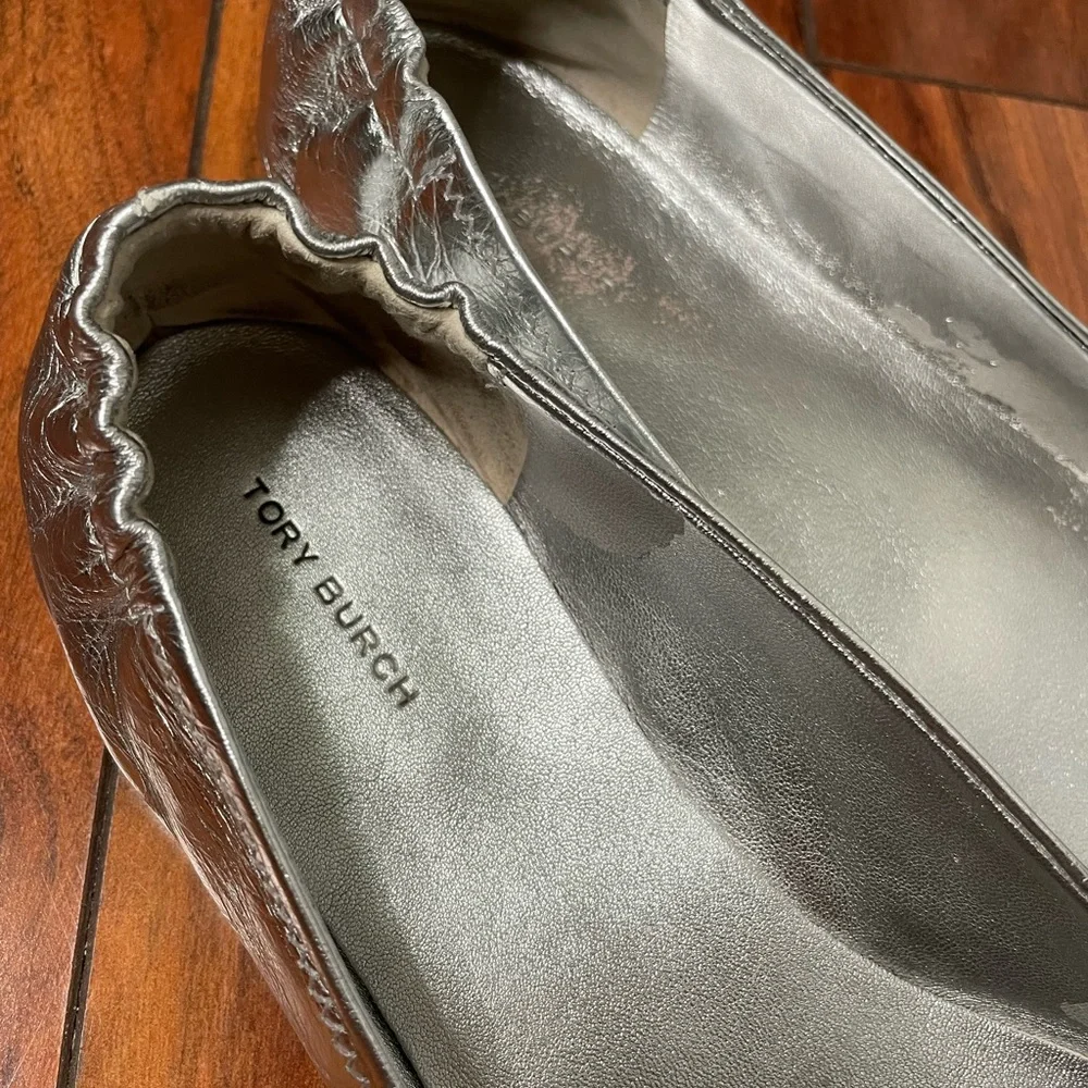 Tory Burch silver metallic